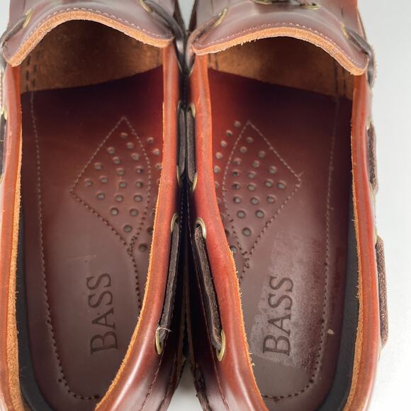 G.H. Bass Henry Men\'s Size 11M Brown Leather Casual Slip On Tassel Kiltie Loafer main image 5